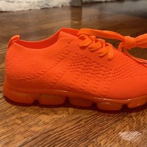 NEON orange sneakers